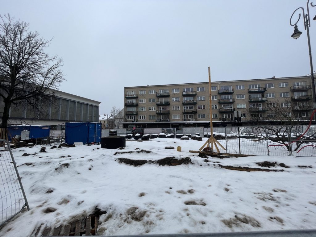 Vokiečių g. rekonstrukcija (Vokiečių g.) - Laukums, Iela - būvdarbu attēli