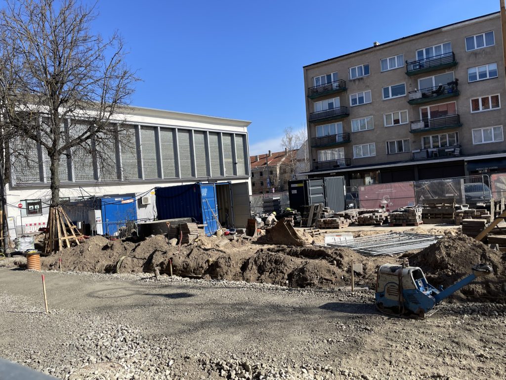 Vokiečių g. rekonstrukcija (Vokiečių g.) - Laukums, Iela - būvdarbu attēli