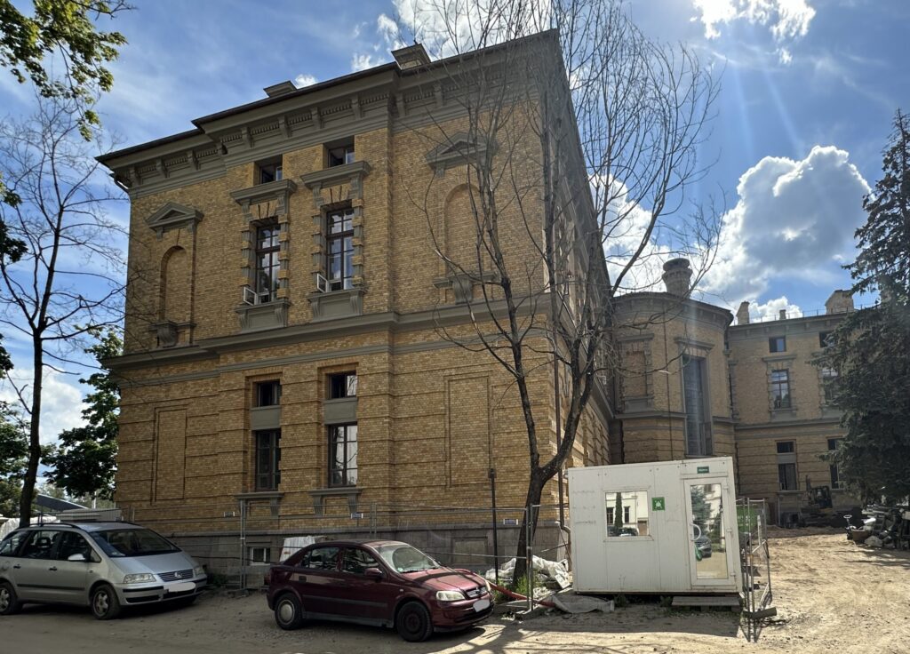 Vrublevskių bibliotekos rekonstrukcija (Žygimantų g. 1) - Library - construction photos