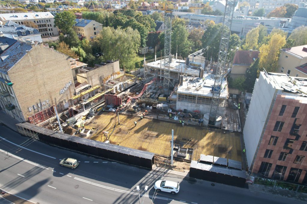 Žygimantų 12 (Žygimantų g. 12A) - Multi apartment - construction photos