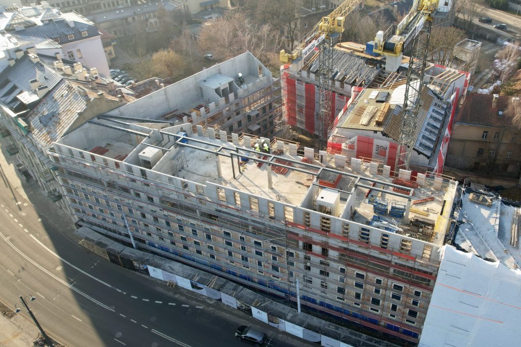 Žygimantų 12 (Žygimantų g. 12A) - Multi apartment - construction photos