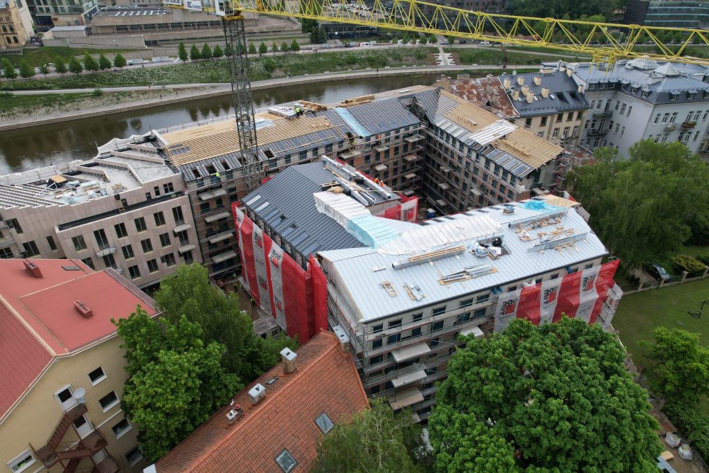 Žygimantų 12 (Žygimantų g. 12A) - Multi apartment - construction photos