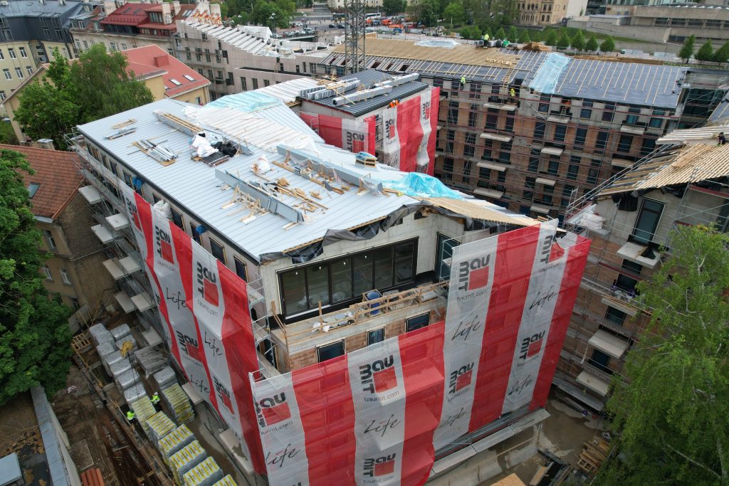 Žygimantų 12 (Žygimantų g. 12A) - Multi apartment - construction photos