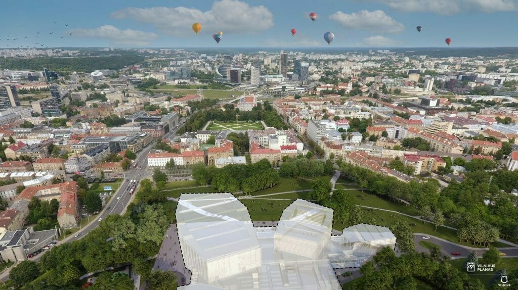 Tauro kalno parkas (V. Mykolaičio-Putino g.) - Park - visualization