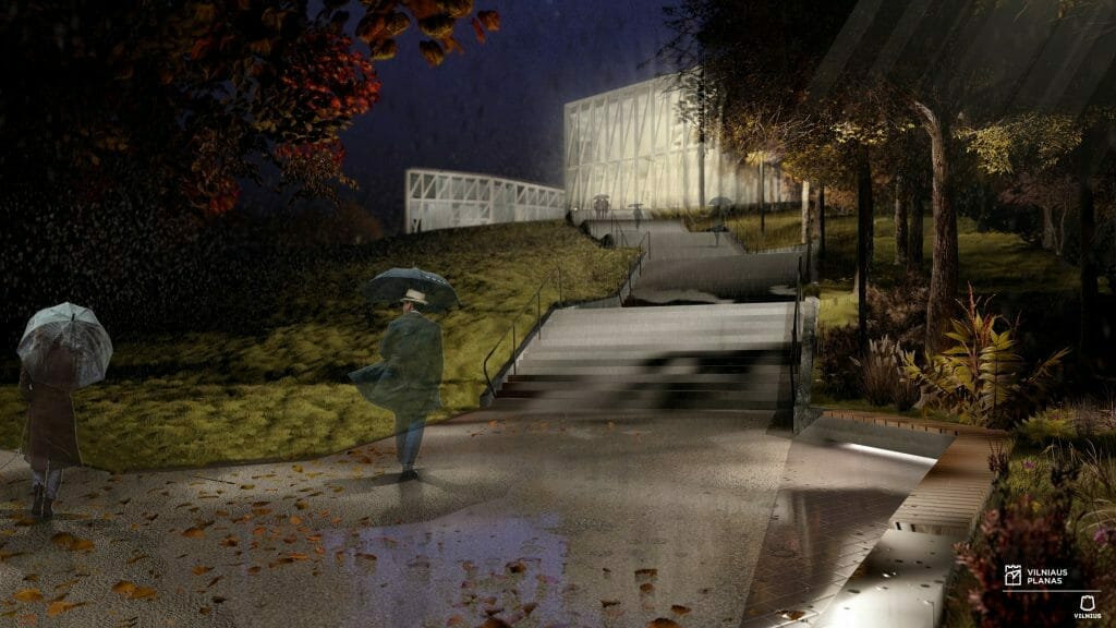 Tauro kalno parkas (V. Mykolaičio-Putino g.) - Park - visualization