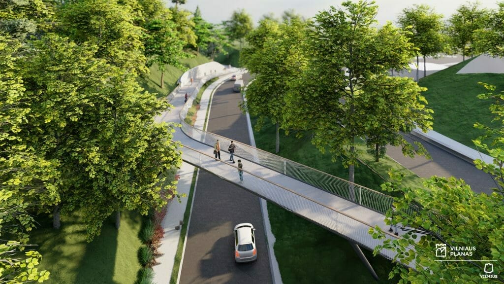 Tauro kalno parkas (V. Mykolaičio-Putino g.) - Park - visualization