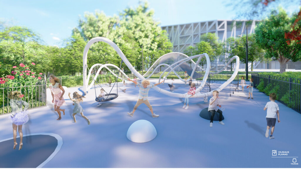 Tauro kalno parkas (V. Mykolaičio-Putino g.) - Park - visualization