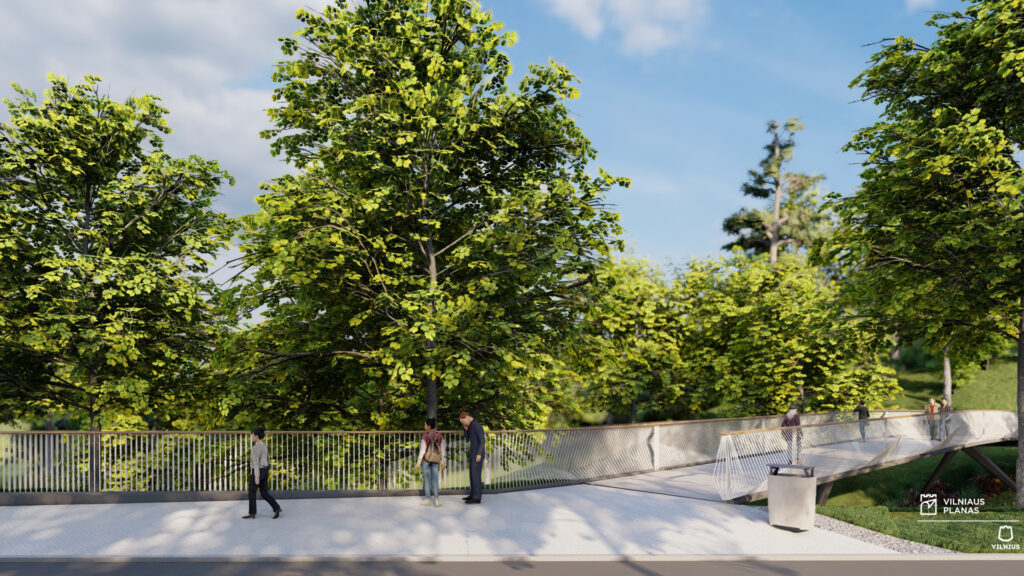 Tauro kalno parkas (V. Mykolaičio-Putino g.) - Park - visualization