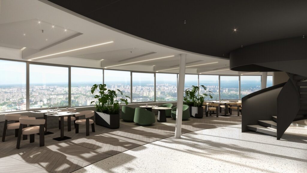 Televizijos bokšto rekonstrukcija (Sausio 13-osios g. 10) - Museum - visualization