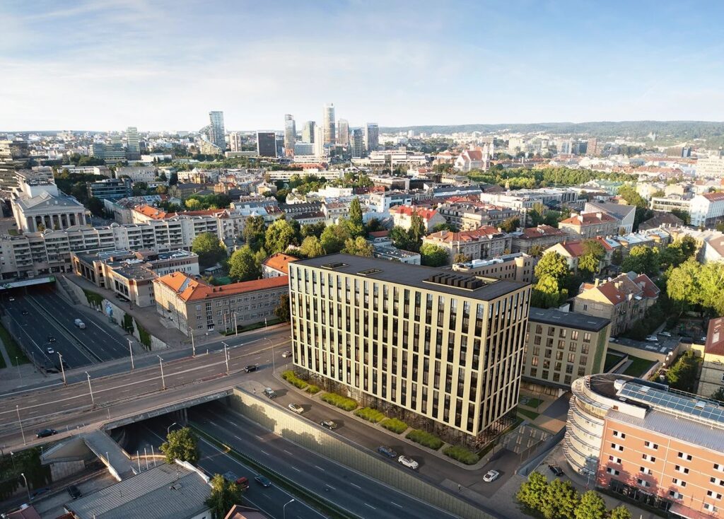 Yellowstone (J. Jasinskio g. 14) - Office center - visualization