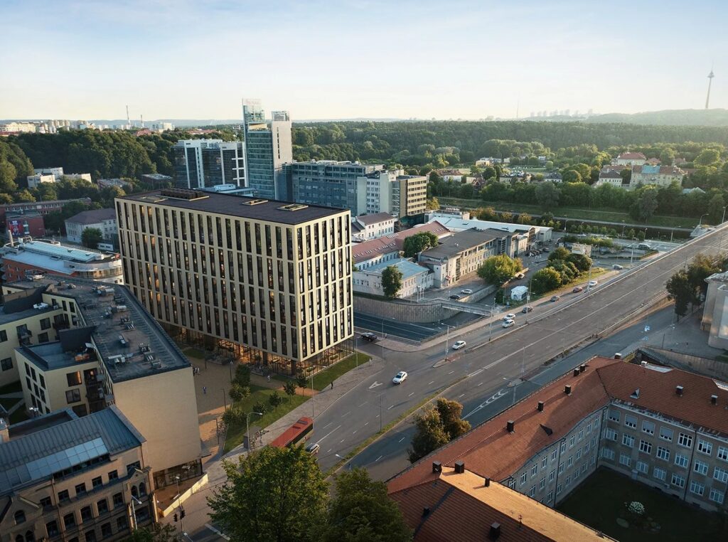 Yellowstone (J. Jasinskio g. 14) - Office center - visualization