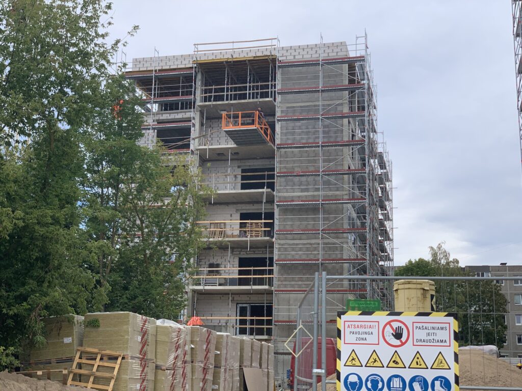 O5 NAMAI (Žeimenos g. 82) - Multi apartment - construction photos