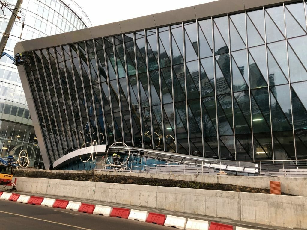 Green Hall 3 (Upės g. 9) - Office center - construction photos