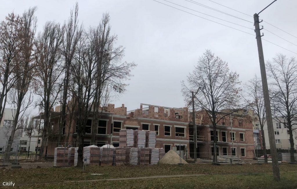 Naujoji Dainava 2 etapas (Garažų g. 23) - Multi apartment - construction photos