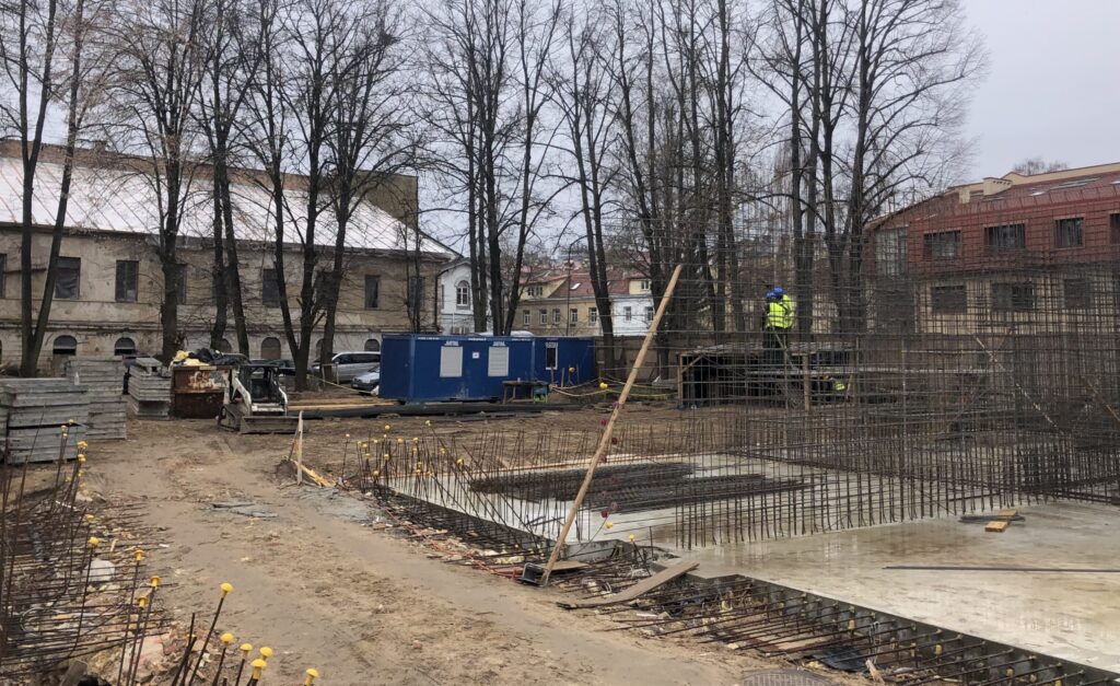 Oskierkų rūmai (Klaipėdos g. 9) - Daudzdzīvokļu nams - būvdarbu attēli