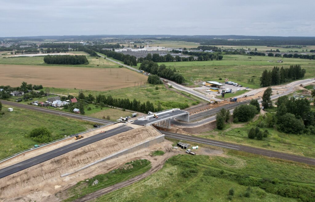 A15 ir 106 sankirtos rekonstrukcija (Liepkalnio g.) - Kelias - statybų nuotraukos