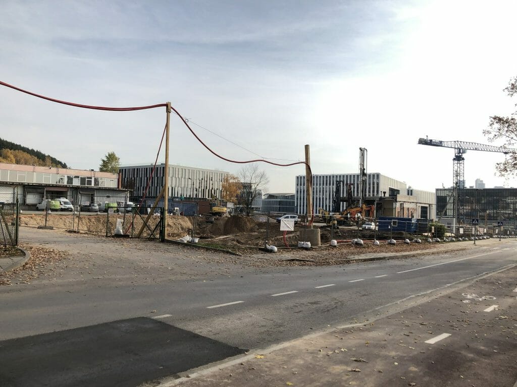 CORE (Ukmergės g. 126) - Office center - construction photos