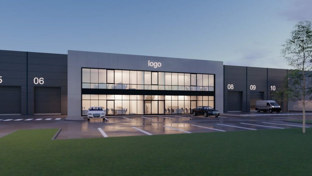 AUG Rent logistikos ir paslaugų kompleksas (Tilžės g. 86) - Büroohoone, Laohoone - visuaalne