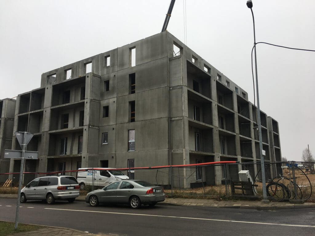 Naujoji Pilaitė 11 kvartalas (Tolminkiemio g. 35) - Daugiabutis - statybų nuotraukos