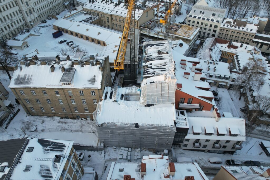 Lietuvos draudimo administracinis B10 (J. Basanavičiaus g. 10) - Multi apartment, Office center - construction photos