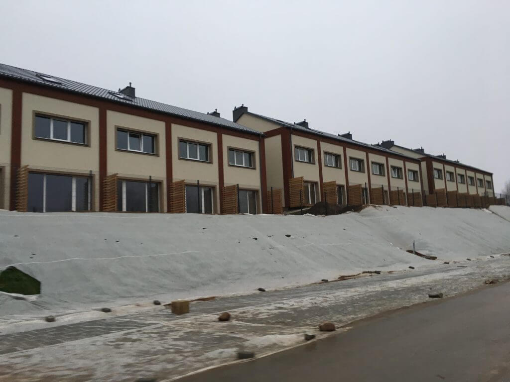Naujoji Anglija (Mozūriškių g. 138) - Row housing - construction photos