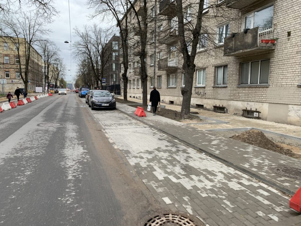 Ramaus eismo T. Ševčenkos g. (T. Ševčenkos g.) - Street - construction photos