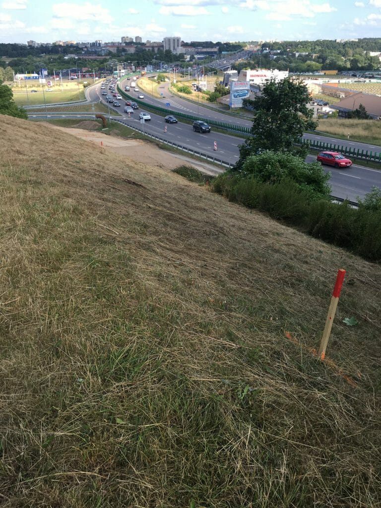 Oslo g. dviračių ir pėsčiųjų takas iki viaduko (Oslo g.) - Bike path - construction photos