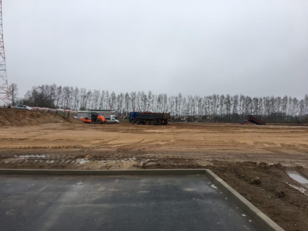 Moki-veži Pilaitė (Pilkalnio g. 3) - Shopping center - construction photos