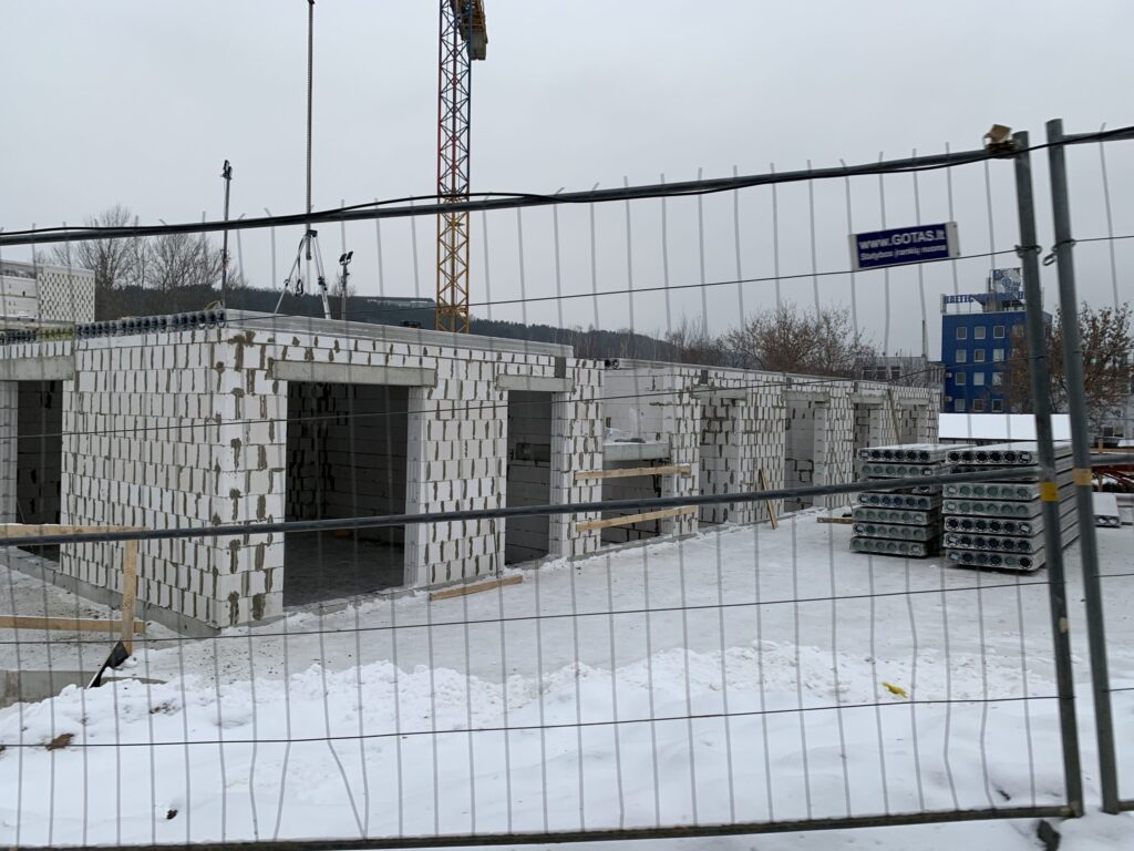 LINK TEN (Linkmenų g. 19) - Multi apartment - construction photos