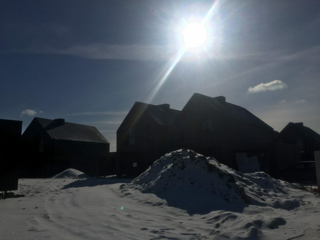 Sostinės parko namai (Šumsko g. 27) - Row housing - construction photos