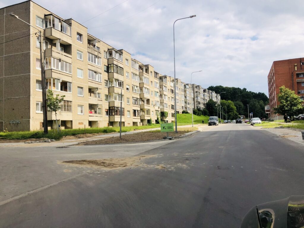 Ramaus eismo Vaduvos g. (Vaduvos g.) - Iela - būvdarbu attēli