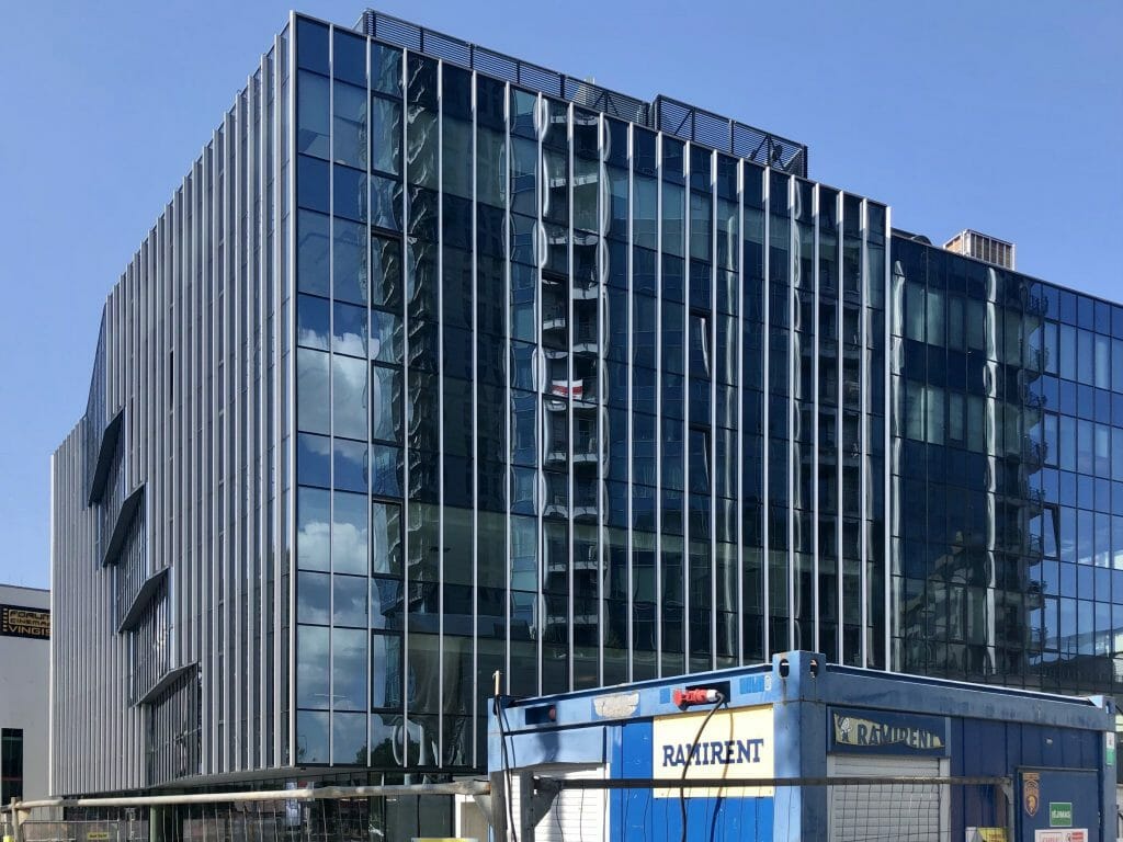 Wave (Savanorių pr. 5) - Office center - construction photos