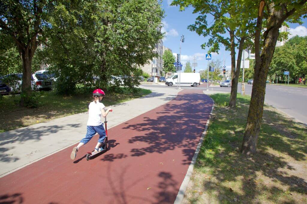 Gelvonų g. dviračių takas iki Ozo g. (Gelvonų g.) - Jalgrattatee - ehituse fotod