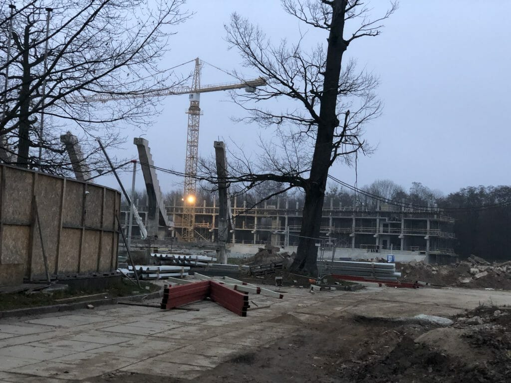 Dariaus ir Girėno stadionas (Perkūno al. 5) - Sports arena - construction photos