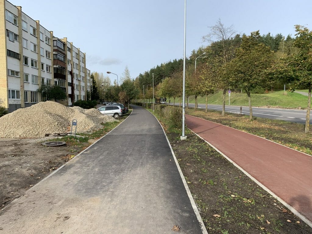 S. Stanevičiaus g. dviračių takas (S. Stanevičiaus g.) - Bike path - construction photos