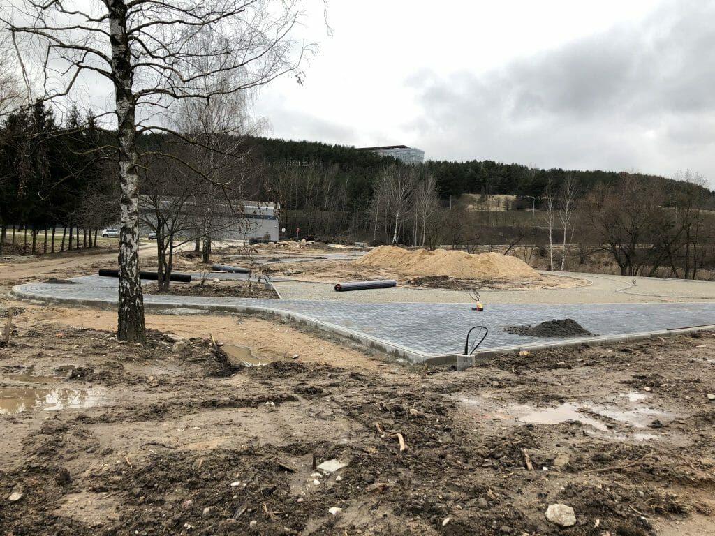 Neries senvagės slėnis (Linkmenų g.) - Bike path, Park - construction photos