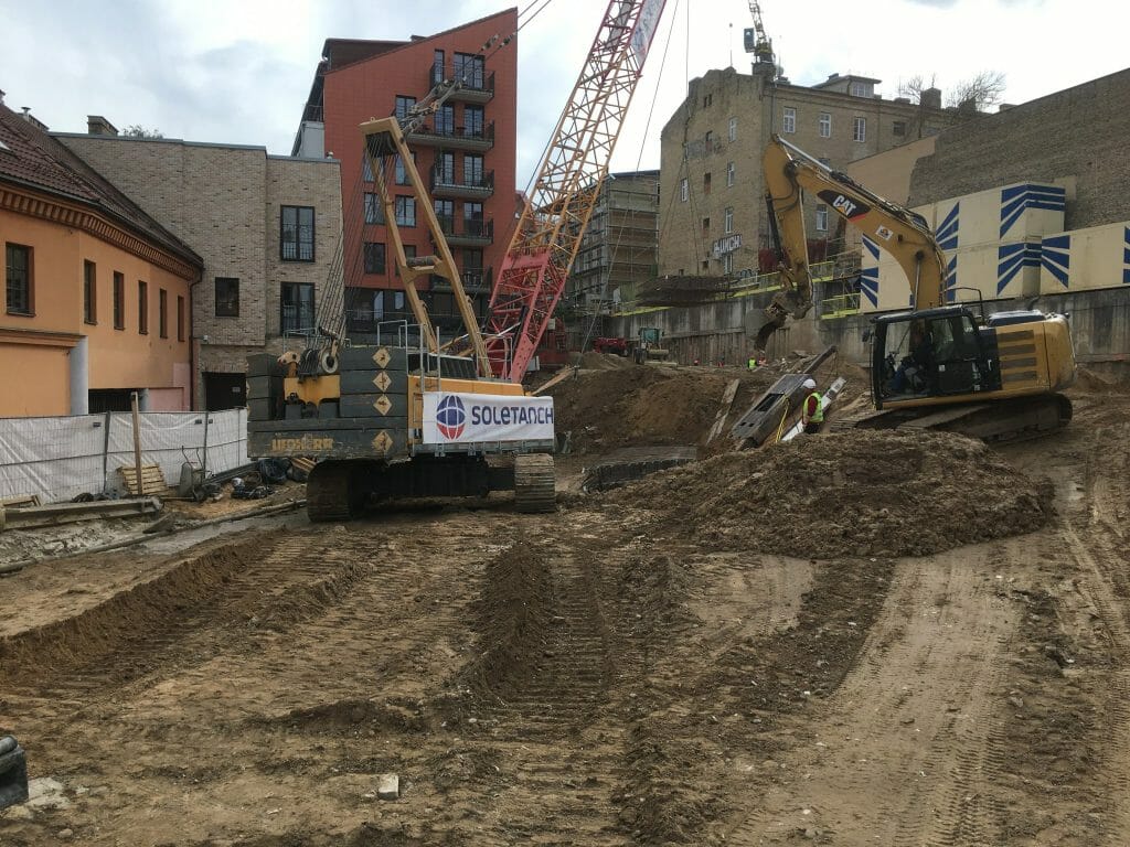 Lietuvos draudimo administracinis B10 (J. Basanavičiaus g. 10) - Multi apartment, Office center - construction photos