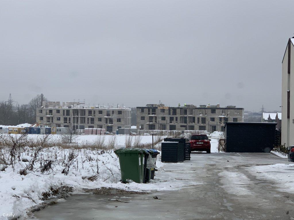 Liepų terasos | 1 etapas (A, B namai) (Arimų g. 64) - Multi apartment - construction photos