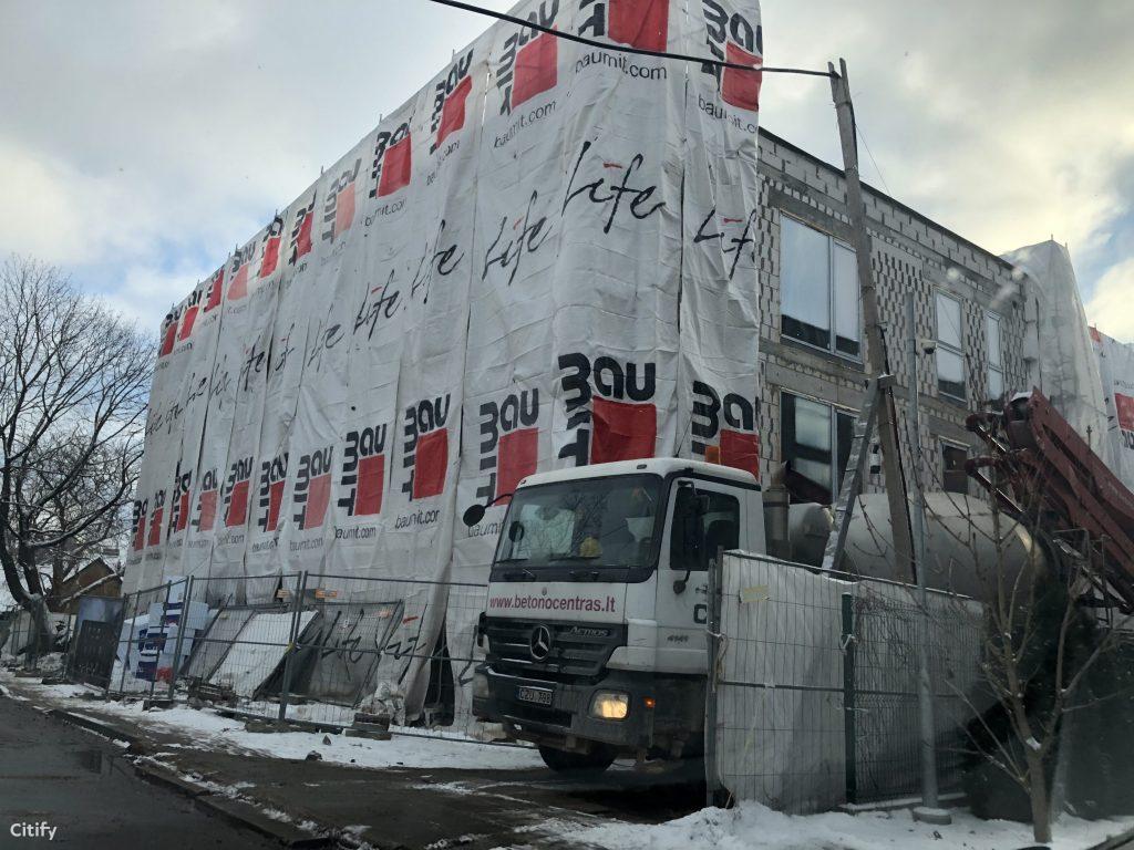 Sėlių 36 (Sėlių g. 36) - Daugiabutis - statybų nuotraukos