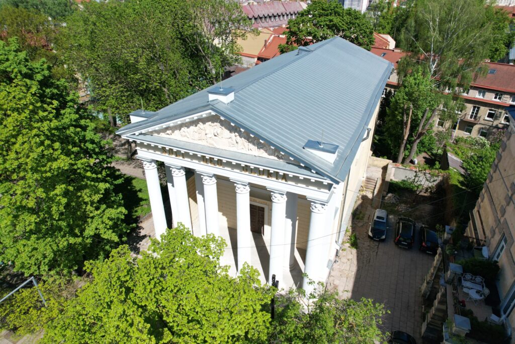 Evangelikų Reformatų bažnyčios komplekso rekonstrukcija (Pylimo g. 18) - Cultural center - construction photos