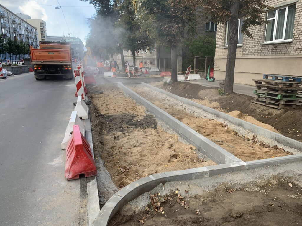 Ramaus eismo T. Ševčenkos g. (T. Ševčenkos g.) - Street - construction photos