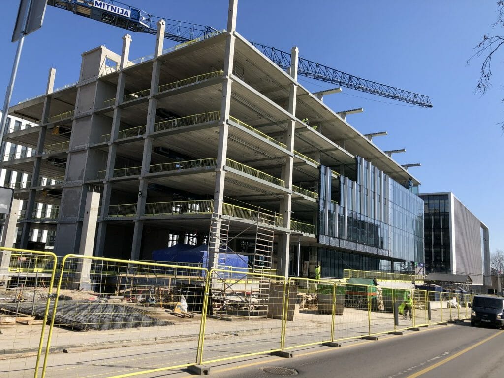 Saltoniškių 7 (S7) 4 etapas (Saltoniškių g. 7C) - Office center - construction photos