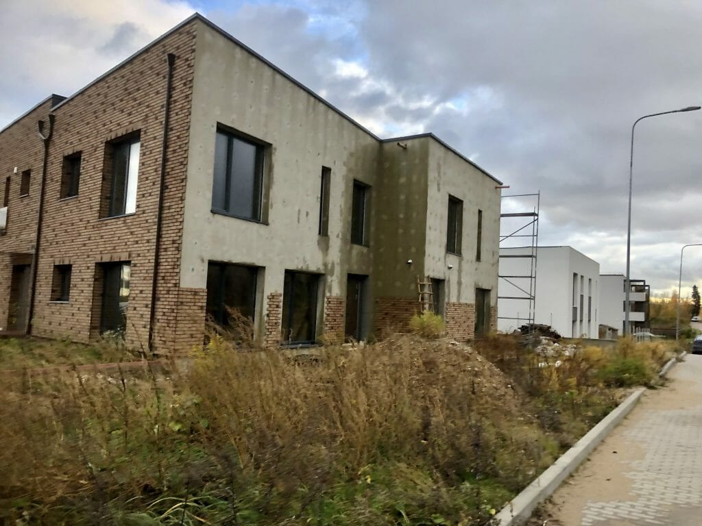 Naujasis Antakalnis Taurijos g. 57, 59, 61, 63, 65 (Taurijos g. 57, 59, 61, 63, 65) - Row housing - construction photos