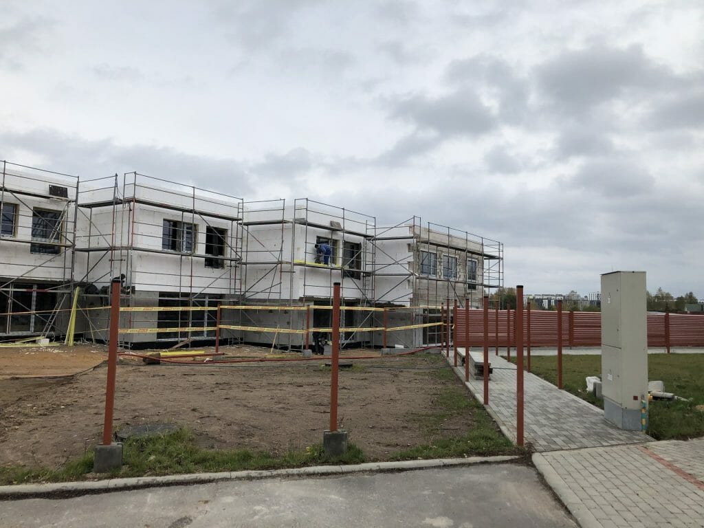 Pilaitės terasos 3-4 etapai (Simono Grunau g. 30, 32, 34, 36, 38, 40) - Rindu mājas - būvdarbu attēli