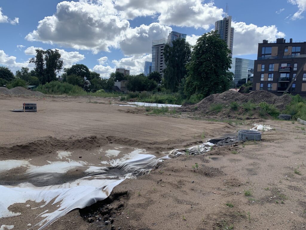 Šnipiškių aikštė (Giedraičių-Kintų g. skveras) (Kintų g.) - Square - construction photos