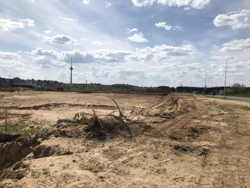 Vilnius OUTLET (Vytauto Pociūno g. 8) - Shopping center - construction photos