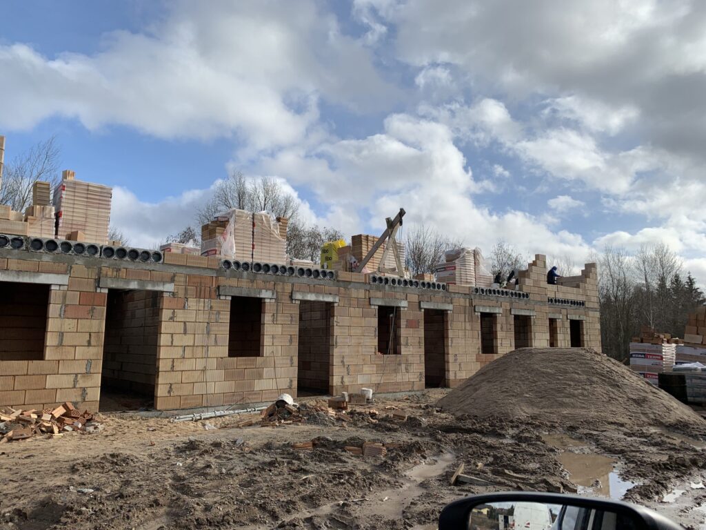 Šilainių miestelis 1 etapas (Alytaus g. 11-67) - Row housing - construction photos