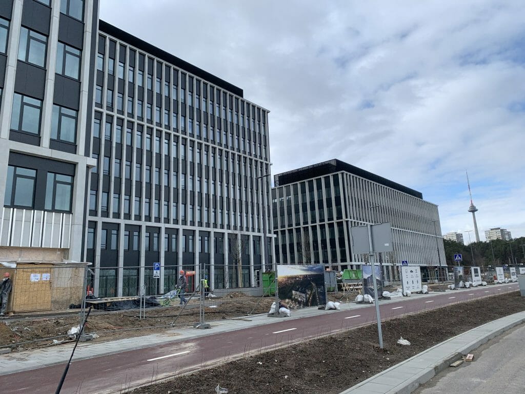 Business Garden Vilnius 1 etapas (Laisvės pr. 10) - Office center - construction photos