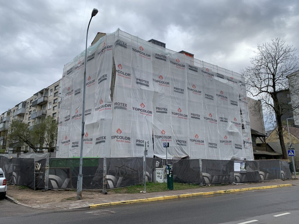 Vingio apartamentai (S. Konarskio g. 6A) - Daugiabutis - statybų nuotraukos