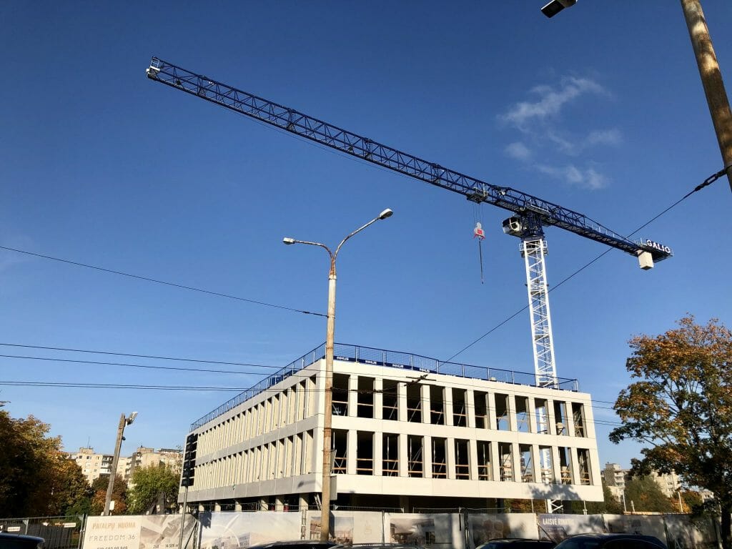 Freedom 36 (Laisvės pr. 36) - Office center - construction photos